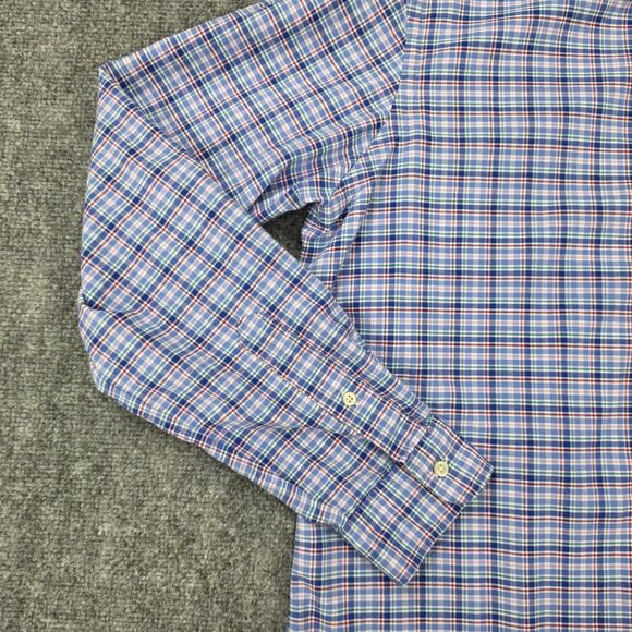 Ralph Lauren Shirt Mens Large Plaid Classic Fit Oxford Cloth Button Down Preppy - Picture 11 of 16